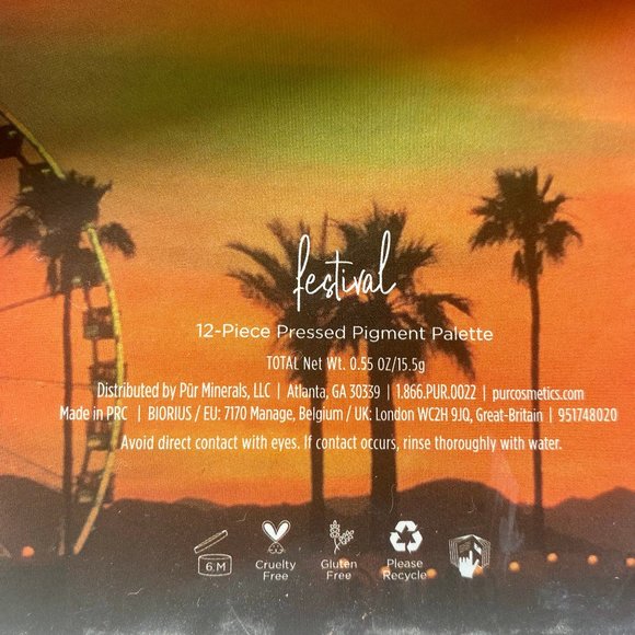 🧡Mix-N-Match 3/$25🧡 Pür Festival Pressed Pigment Eye Shadow Palette - Picture 4 of 7